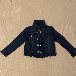 Ruffled Levi’s Jean Jacket